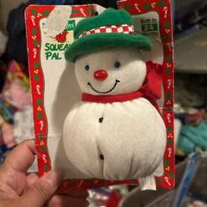 Vintage kids gifts/eden toys Christmas snowman